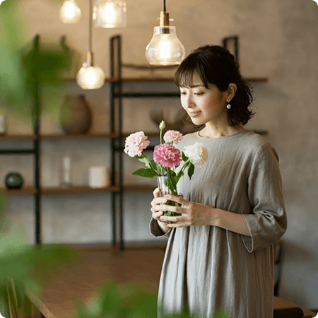花の力で心と人生に彩りを