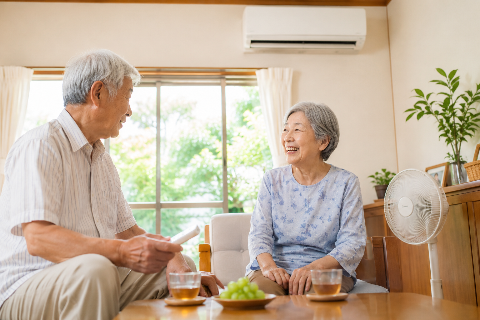 熱中症予防 〈冷房嫌いのお年寄りの説得方法〉